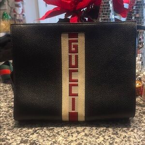 Gucci Black Leather Men's Bag